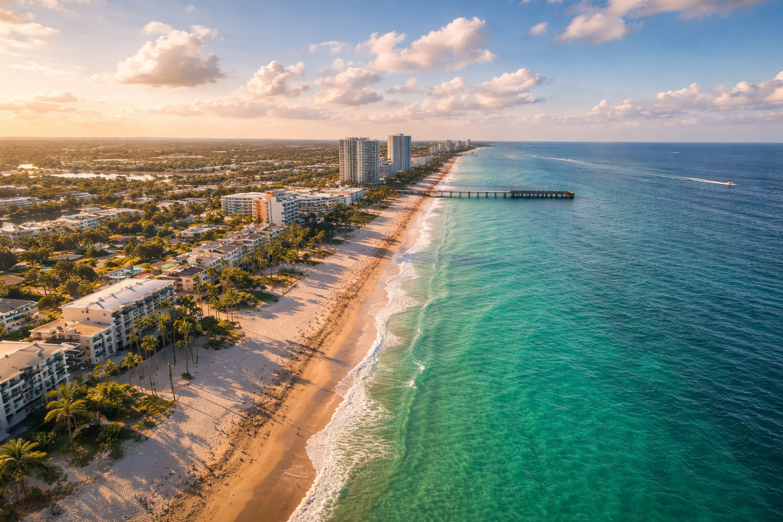 South Florida coastline